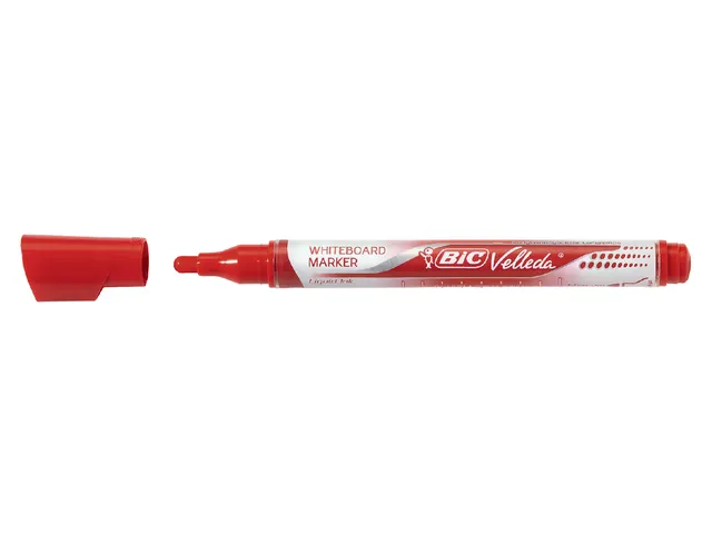 Viltstift Bic Velleda liquid whiteboard rond medium rood