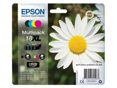 Inktcartridge Epson 18XL T1816 zwart + 3 kleuren HC C13T18164012