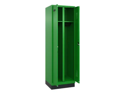locker voor scheiding van kleding,HxBxD 1950x600x500mm,2vak