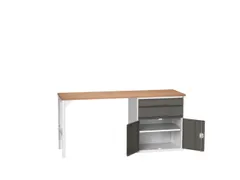 werkbank,HxBxD 930x2000x600mm,multiplexblad,2voeten/1container