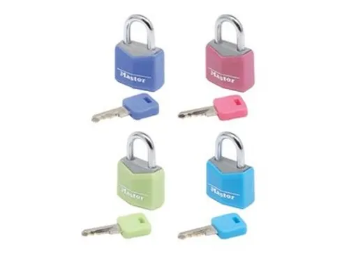 Hangslot MasterLock 4 assorti alu 20mm