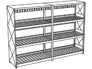 Stellingcontainer Gevaarlijke Stoffen Max. 60X200L Vaten Staand - 3