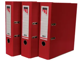 Ordner Quantore A4 80mm PP rood - 2