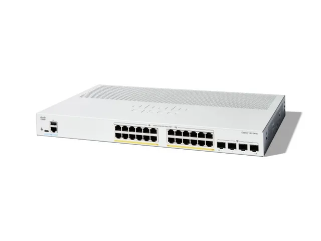 Switch PoE+ Cisco Catalyst 1300 C1300-24P-4G 24 ports Gigabit 4 ports