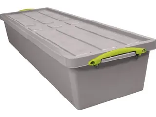 Recycled opbergdoos 23 Liter grijs Staplebaar - 2