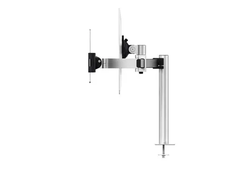 Monitorarm Durable met bladdoorvoer voor 1 scherm en 1 tablet