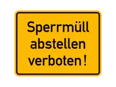 aanwijzingsbord,Grof vuil neerzetten verboden!,aluminium gemerkt