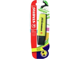 Markeerstift STABILO BOSS Original 70/24 geel blister à 1 stuk - 1