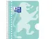 Bloc de cours Oxford School A5+ ligné 17 perf 160 pages 80g pastel as
