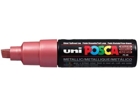 uni-ball Paint Marker Posca PC-8K rood metaal