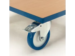 wielenset,v. transportwagen,PU,draagverm. 1200kg,Ø 200mm,meerprijs - 1
