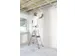 escabeau industriel,double face,2x5marches,Hauteur 0,69m,lisse L 1,3m