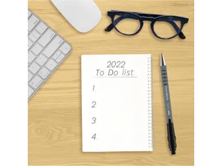 Balpen Paper Mate Flexgrip Ultra medium zwart blister à 5 stuks - 6