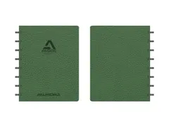 Schrift Adoc Business A5 ruit 5x5mm 144 pagina's 90gr groen