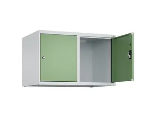 opzetkast,v. locker,2vak.,vak B 400mm,HxBxD 500x800x500mm,cilinderslot - 1