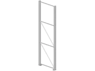 standaard,v. palletstelling,type 2 (100/20),HxD 3300x1100mm - 2