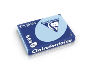 Trophée Pastel gekleurd papier A4 120 gram 250vel Licht blauw - 1