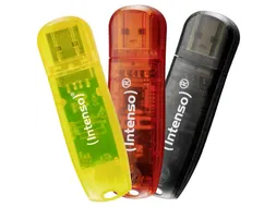 Raimbow Line Usb Stick 32Gb 3502483 28MB/s USB 2.0 geel, rood, zwart