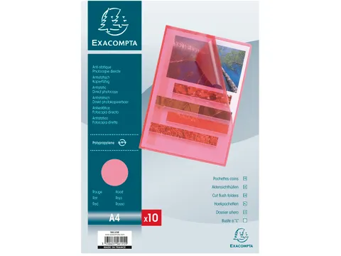 PK 10 L-map glad PP 12/100 A4 rood