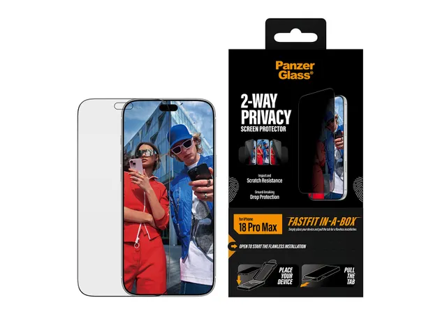 PanzerGlass 2-Way Privacy Screen Protector iPhone 2026 Pro Max | Ul