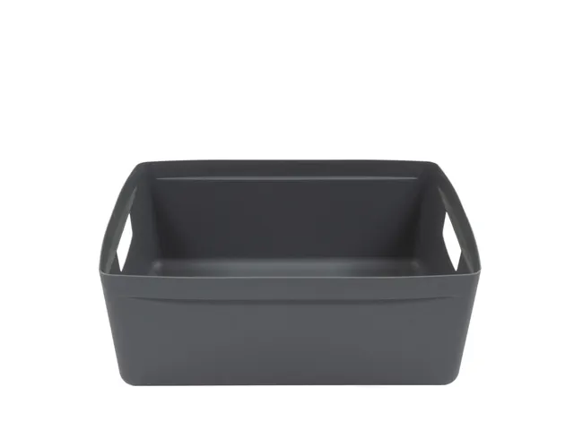 Boîte de rangement Kangaro 20 litres + couvercle anthracite 3 pièces