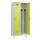 locker voor scheiding van kleding,HxBxD 1950x800x500mm,2vak