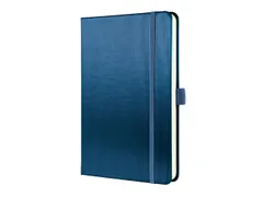Notitieboek Conceptum A5 blauw metallic gelinieerd hardcover