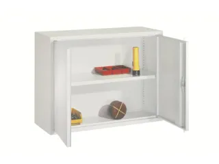 Hangkast 600x800x300mm 1 Verstelbaar Legbord Ral 7035 Front Ral 7035 - 1