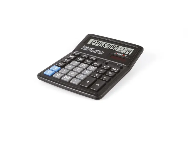 Calculator Rebell-BDC514-BX zwart desktop