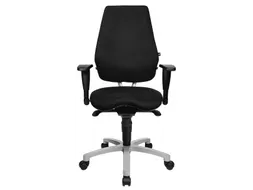 Bureaustoel Topstar Alu Star Basic zwart stof