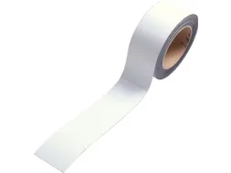 bord achterzijde magnetisch folie op rol H 60mm L 10m wit