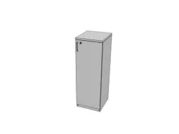 kantoorkast,HxBxD 1155x400x445mm,MP-lichtgrijs