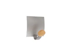 V1MAG magnetische kapstokhaak metaal en beukenhout
