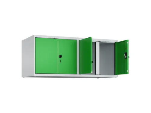 opzetkast,v. locker voor scheiding van kleding,4vak.,vak B 300mm