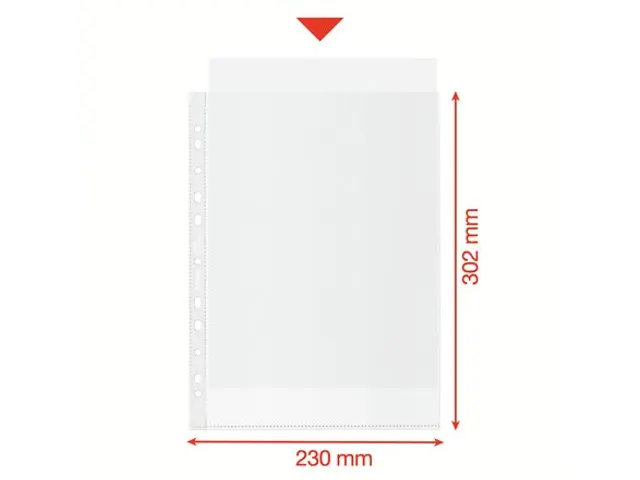 Showtas Esselte A4 11-gaats 100% gerecycled PP transparant