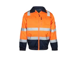 OXXA Agatha 0962 pilotjack Maat L fluo oranje/marineblauw