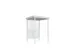 rokersoverkapping,HxBxD 2360x1720x1580mm,wanden gegolfd polycarbonaat