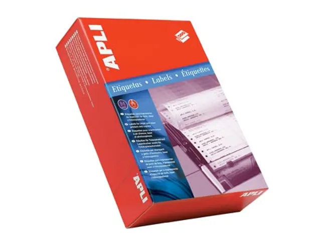 Apli Etiketten Op Kettingpapier 88.9x36mm 1-baans