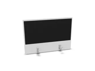 opzetpaneel,v. bureau,aanbouw achter,B 800mm,Bl-wit,BN8033-zwart - 1