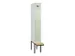 locker met bank,voor scheiding van kleding,HxBxD 2120x300x815mm,1vak