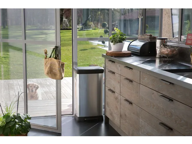 Pedaalemmer Decobin Duo 23+23 Liter Zilver Zwart