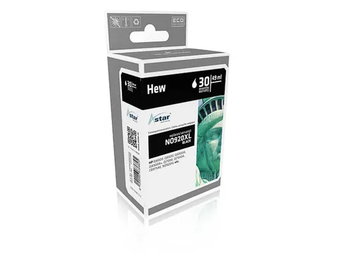 AS15192 ASTAR HP 920XL OJ Inkt zwart HC rebuilt 1200pagina's Chip 49ml