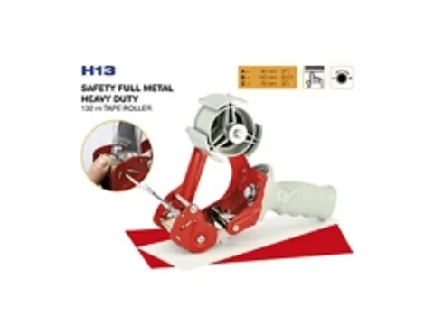 Tape dispenser, H13, Heavy duty, met veiligheidsmes