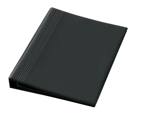 Visitekaartringband Sigel VZ301 voor 400 kaarten 90x58mm velvet zwart