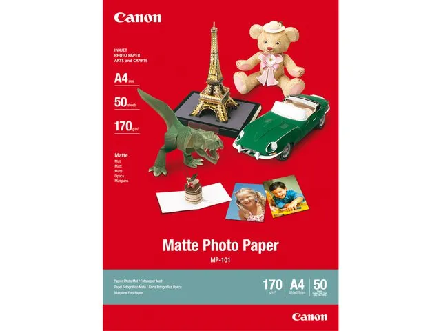 Inkjetpapier Canon MP-101 A4 170 gram mat 50vel