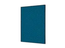 Wanddecoratie Textiel Set A2 Hexagon Blauw