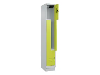 Z-garderobekast,HxBxD 1950x300x500mm,vak B 150/300mm,draaigrendel - 2