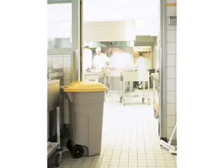Mobiele container 100 Liter Beige Geel - 3