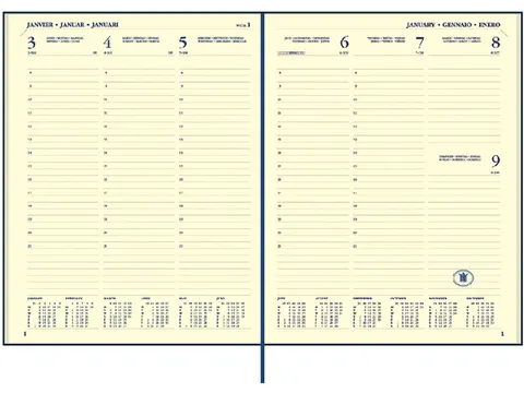 Agenda 2026 Ryam Executive Mundior 7dagen/2pagina's zwart
