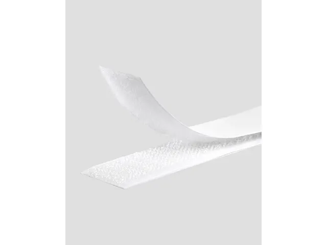 Klittenband Folia 20mmx2m wit 2 rollen